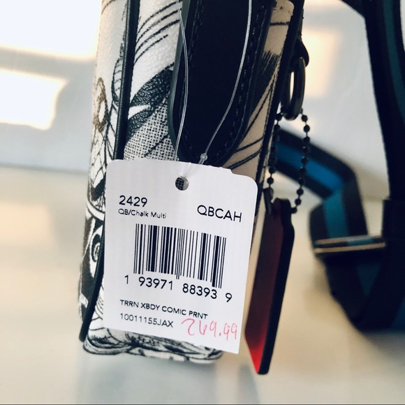 Coach Marvel Terrain Crossbody Comic print Bag - Picture 7 of 7